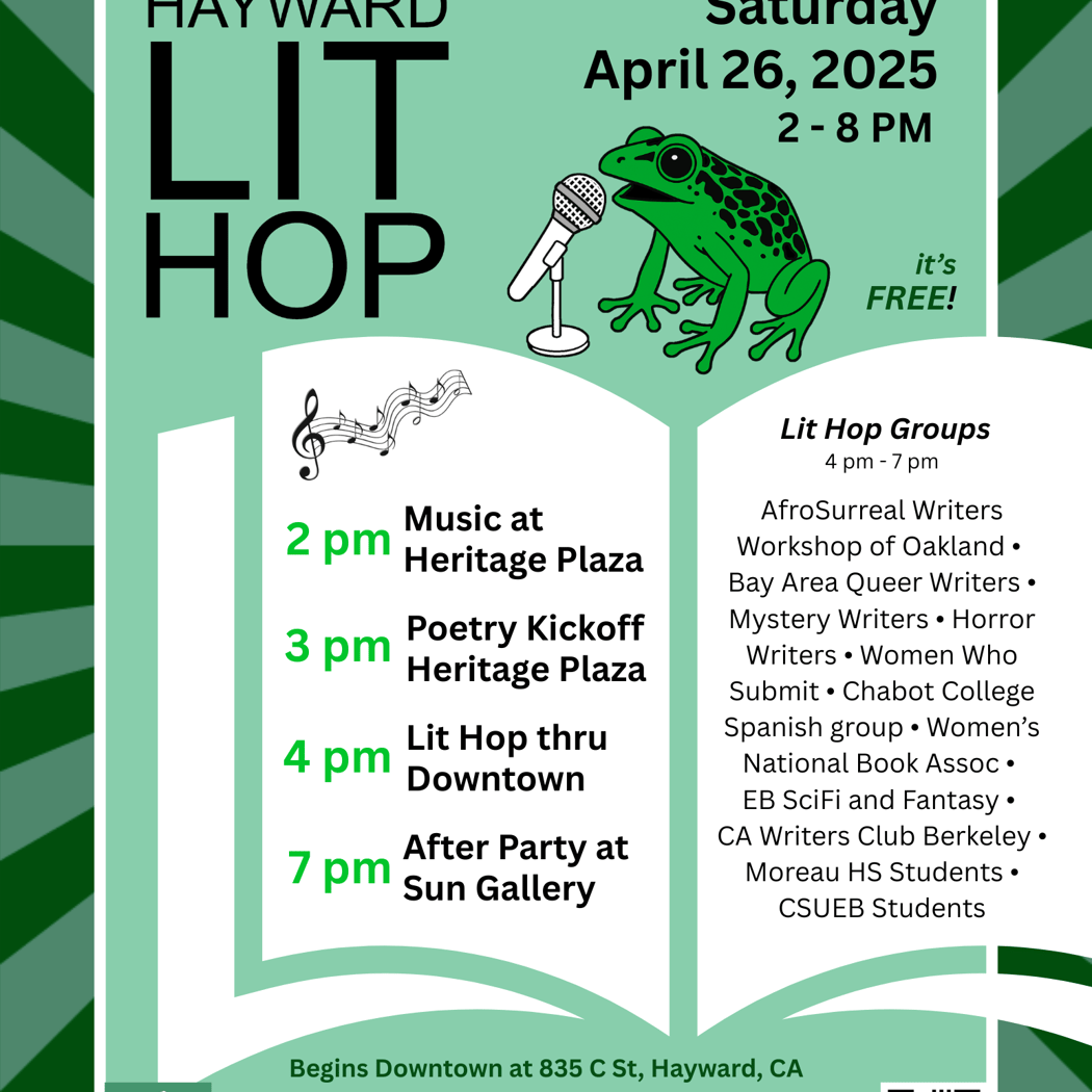 Hayward Lit Hop Literary Festival 1