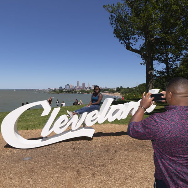 Cleveland Script Sign - Tremont 2