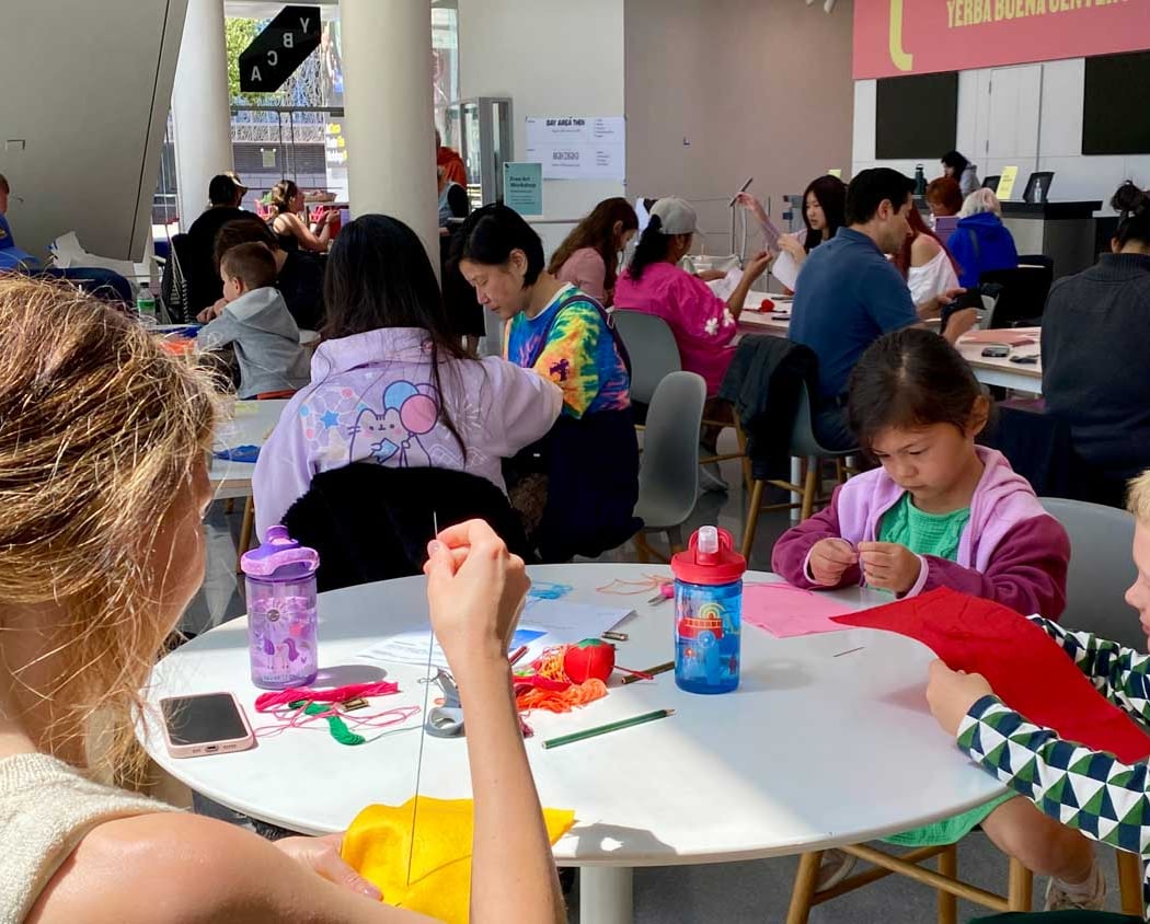 Free Art Workshop: Fabric Wire Sculptures 2