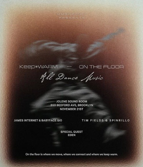 KEEP*WARM — ON THE FLOOR 1