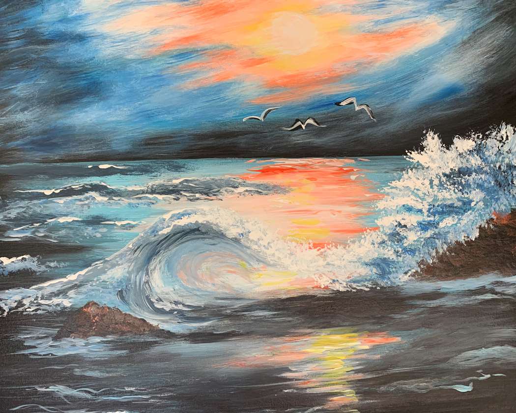 Ocean Night Sky 1