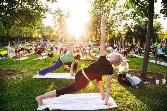 Monday Evening Yoga in the Park