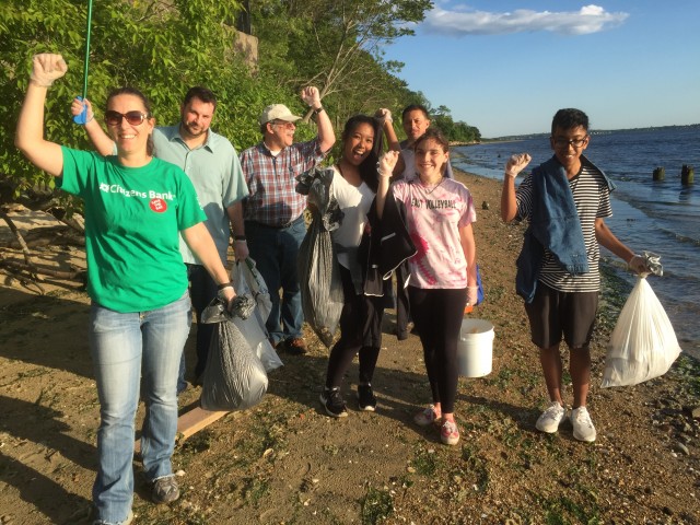 Blackstone Parks Shoreline Cleanup 1