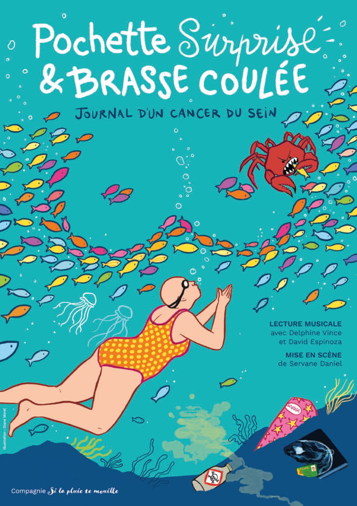 Pochette surprise et brasse coulée