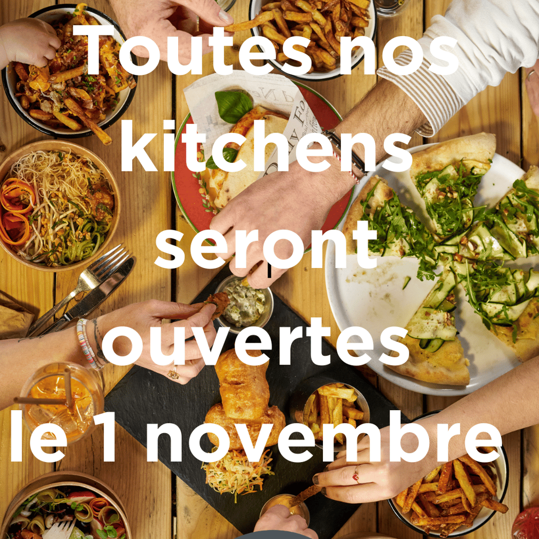 Nous sommes ouverts le 1er novembre 1