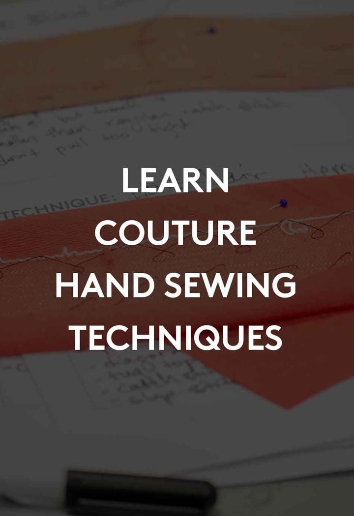 Couture Hand Sewing Skills Sewing Intensive 1