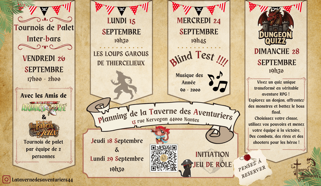 Programmation Septembre 1