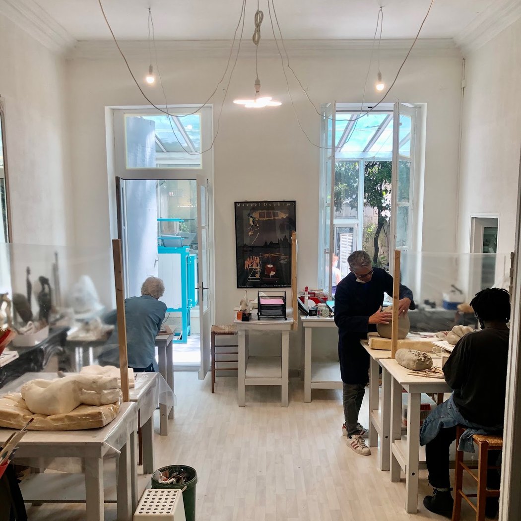 Cours de sculpture modelage, moulage, terre cuite Dan DERRAC 2