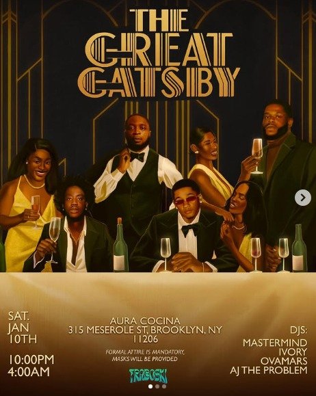 The Great Gatsby: The Biggest Capricorn SZN Masquerade Ball 1