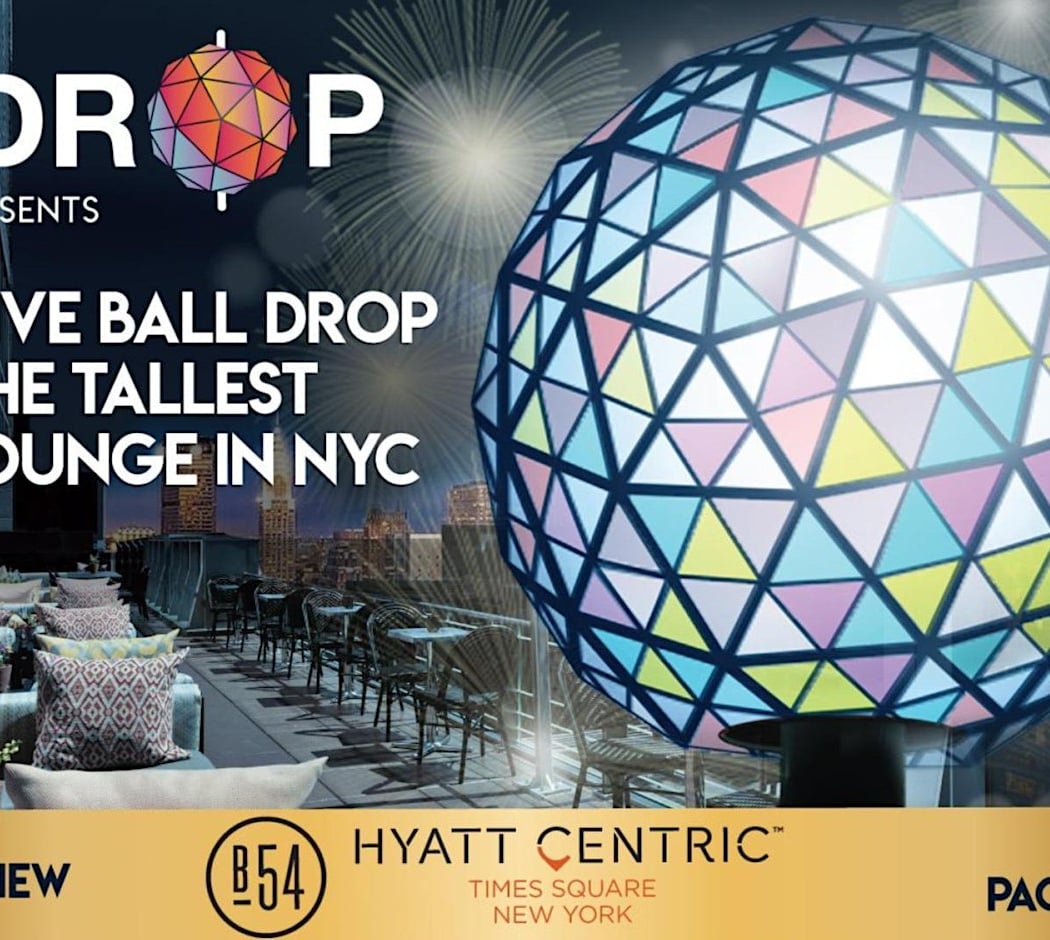 BallDrop.com Presents Hyatt Centric Bar 54 Rooftop Times Square NYE
