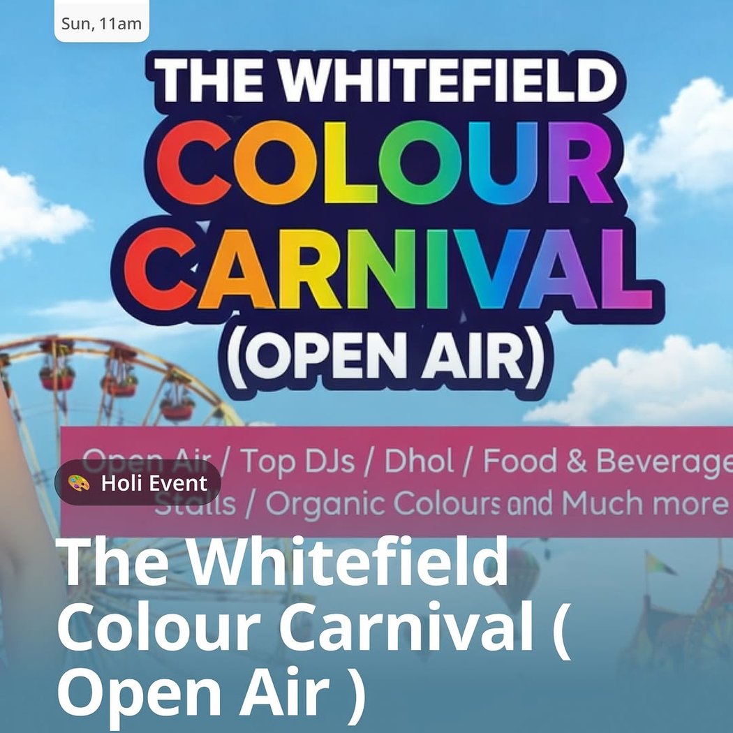 The Whitefield Colour Carnival 1