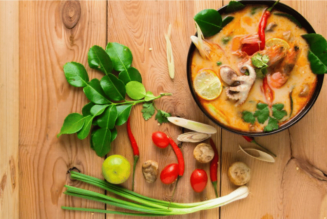 Thai Drunken Noodles & Tom Yum Soup Cooking Class 1