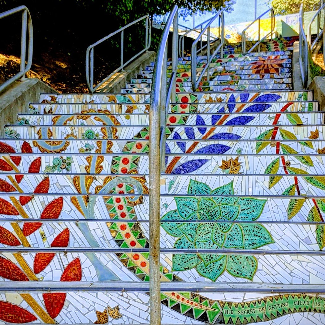Miraloma Steps: Dragon Tale Staircase 1