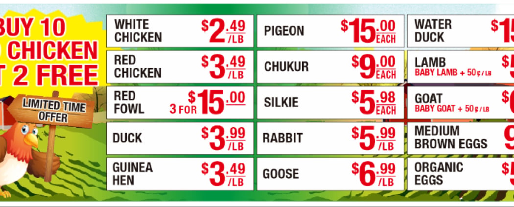 Amana Farms Live Poultry 1