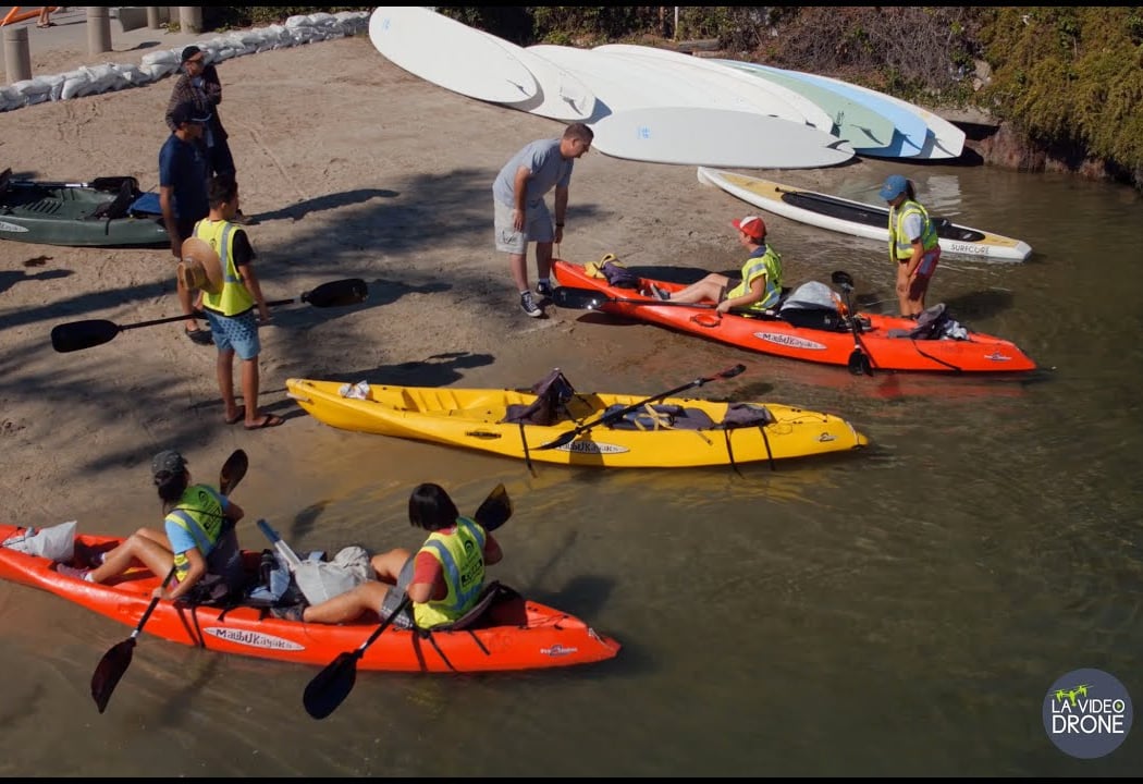 Huntington Harbor Kayak Clean-up 1