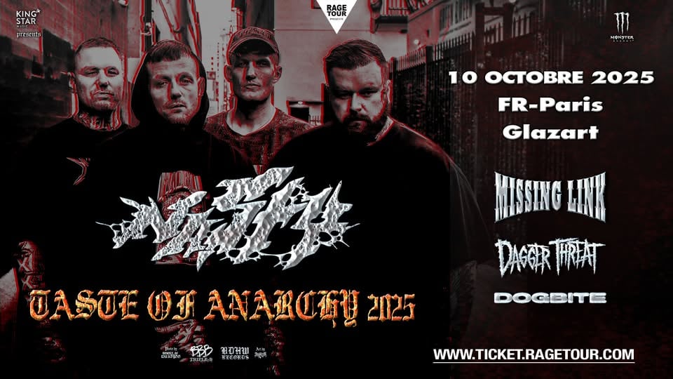 Concert: Nasty + Missing Link + Dogbite + Dagger Threat 1