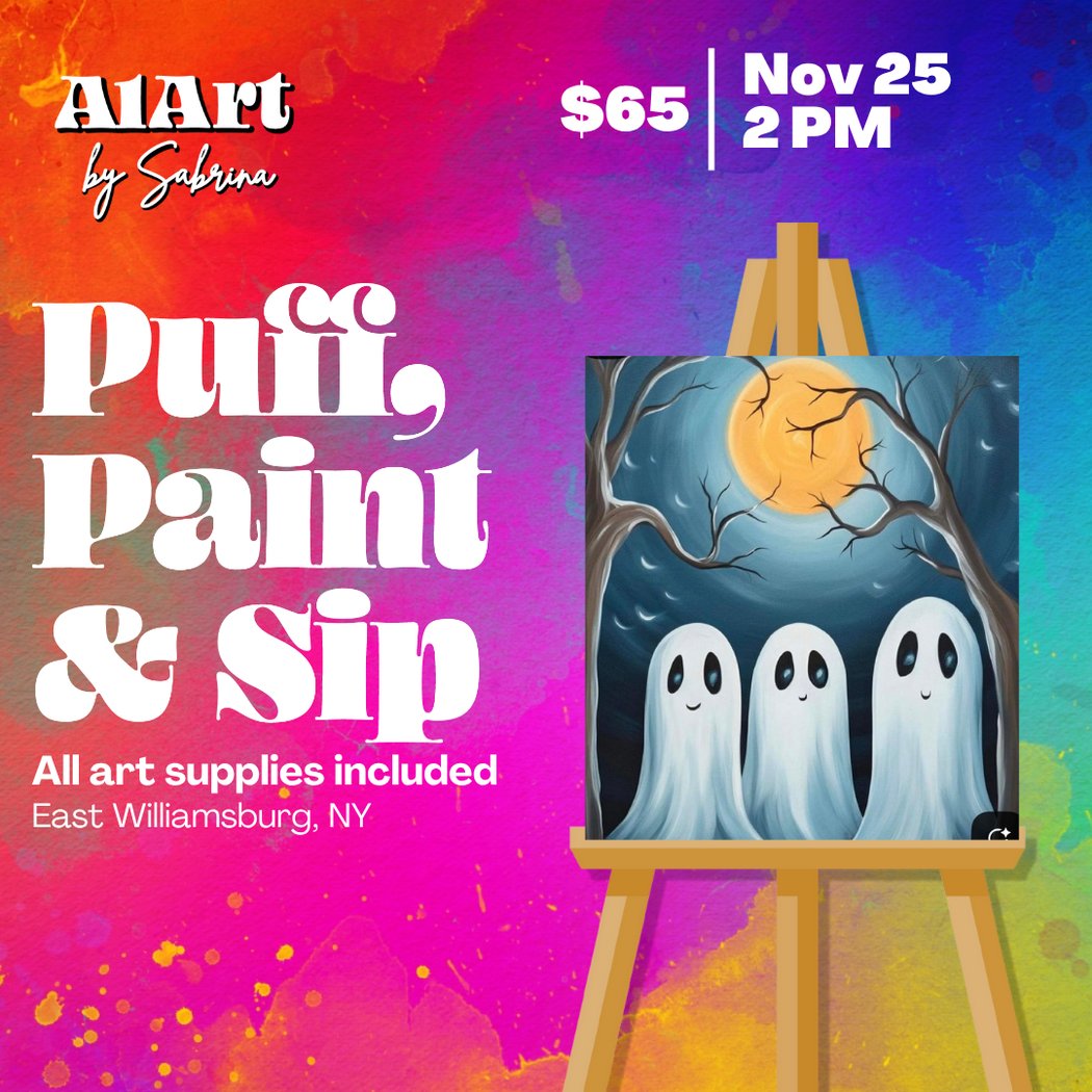 Puff, Paint and Sip Art Studio 1