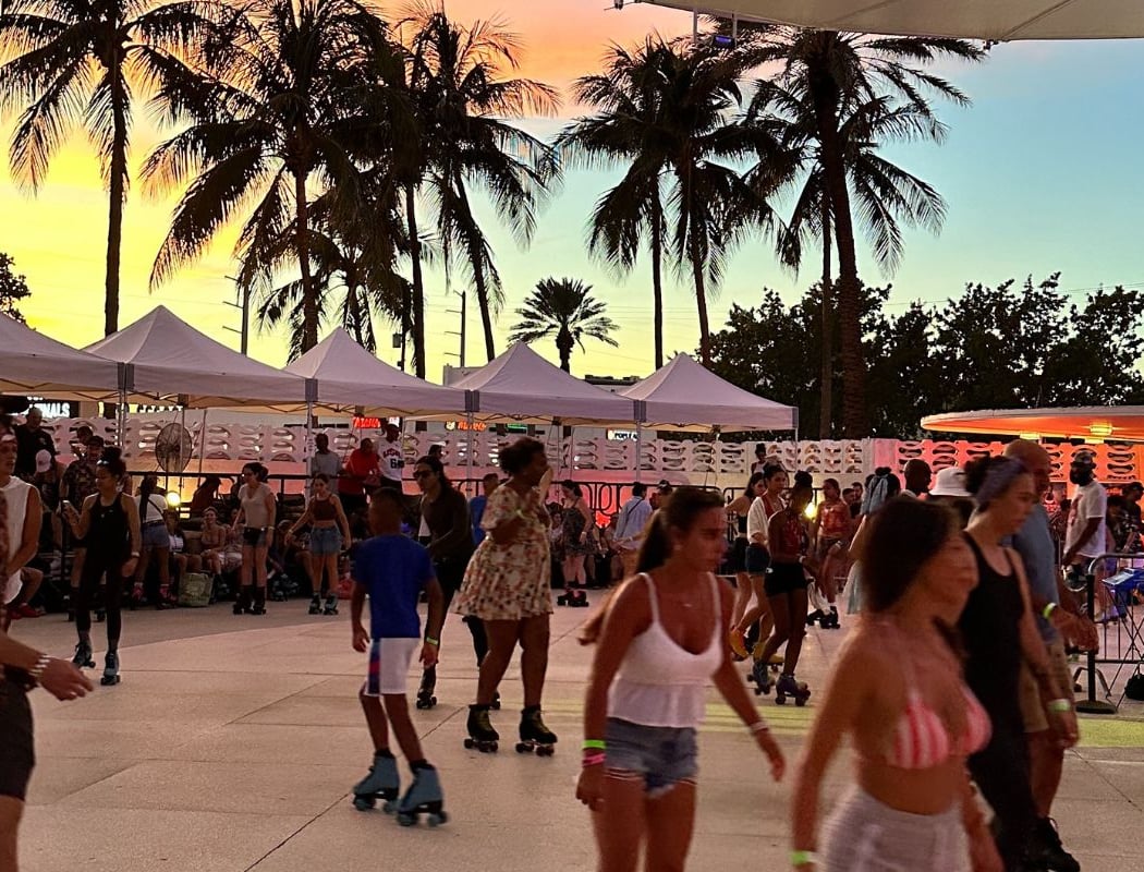 Miami Beach July 4th Roller Disco 1
