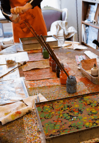 Ebru Marbling Painting Workshop 3