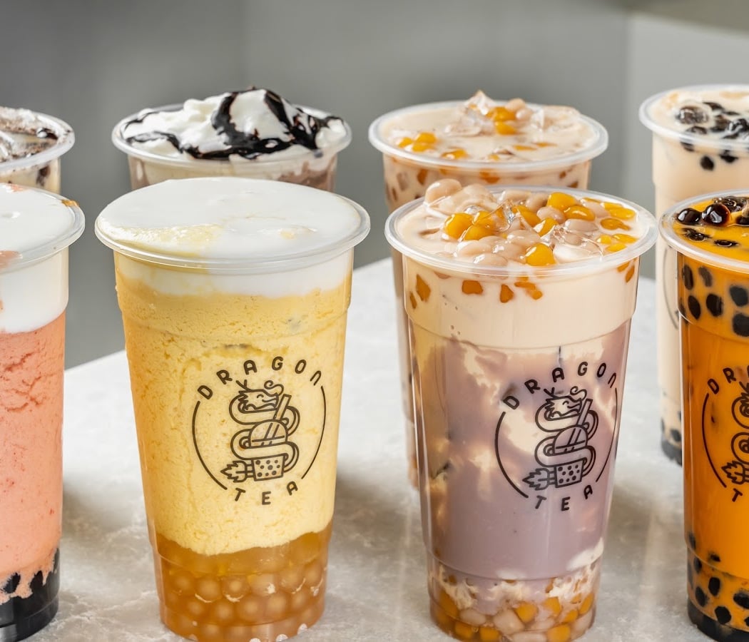 Dragon Tea & Mochi Donut 1
