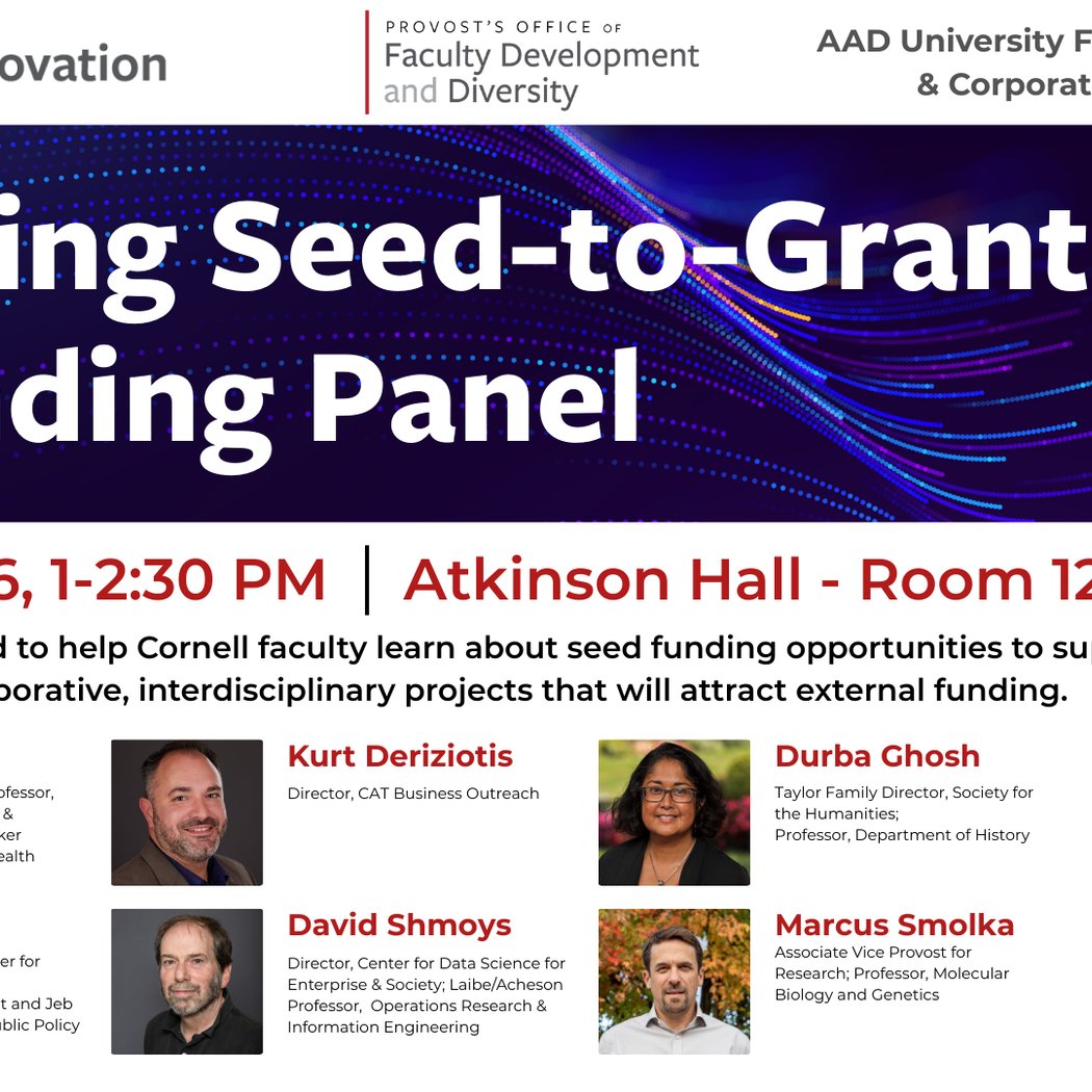 Spring Seed to Grant Funding Panel 1