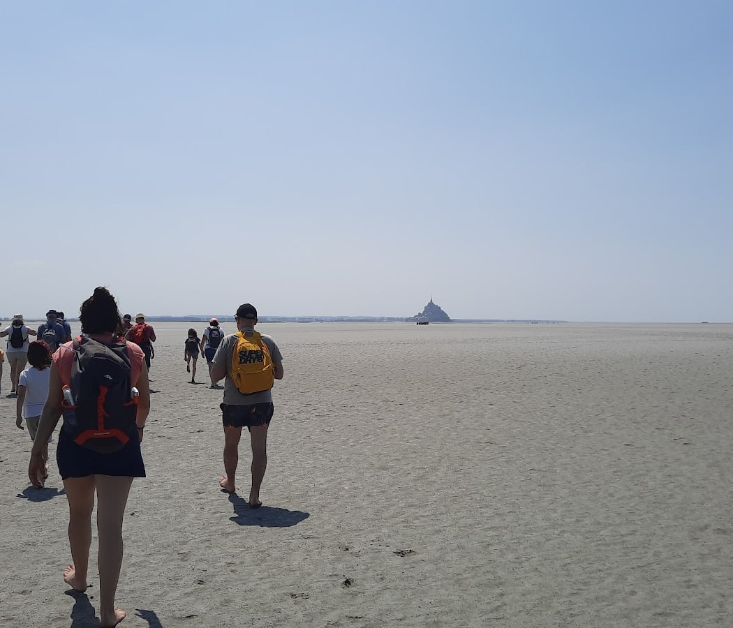 Départ de la traversée de la baie du Mont Saint Michel 3