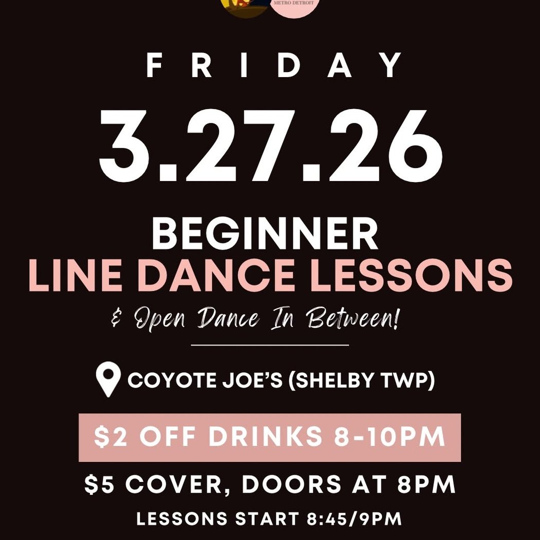 Beginner Line Dance Lessons & Open Dance In Between 1