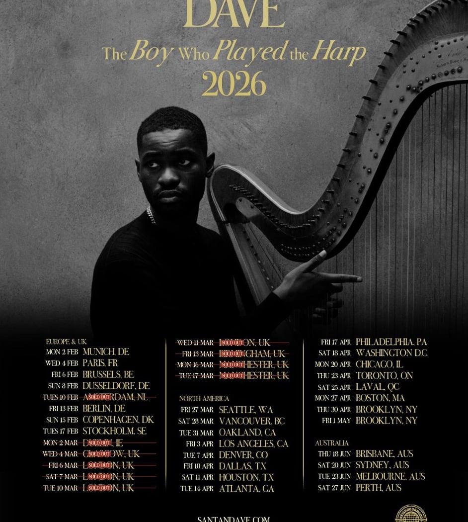 The Boy Who Played the Harp Tour 1