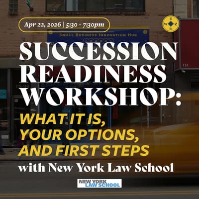Succession Readiness Workshop with NYLS: What It Is, Your Options, and First Steps 1