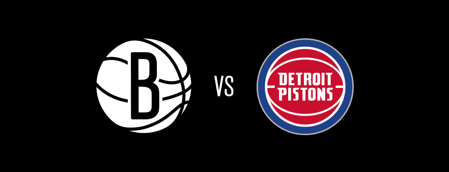 Brooklyn Nets vs. Detroit Pistons 1