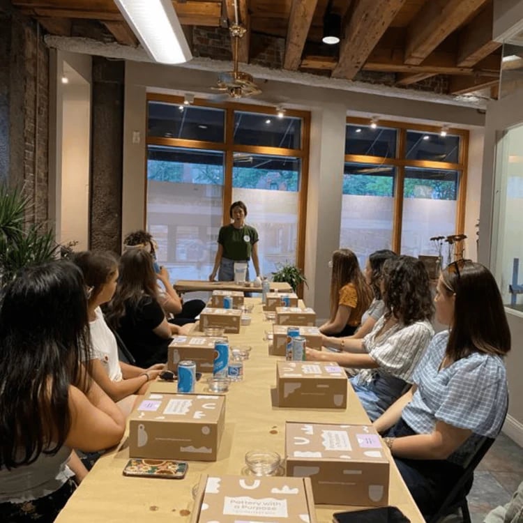 Sip & Sculpt Pottery Workshop 2