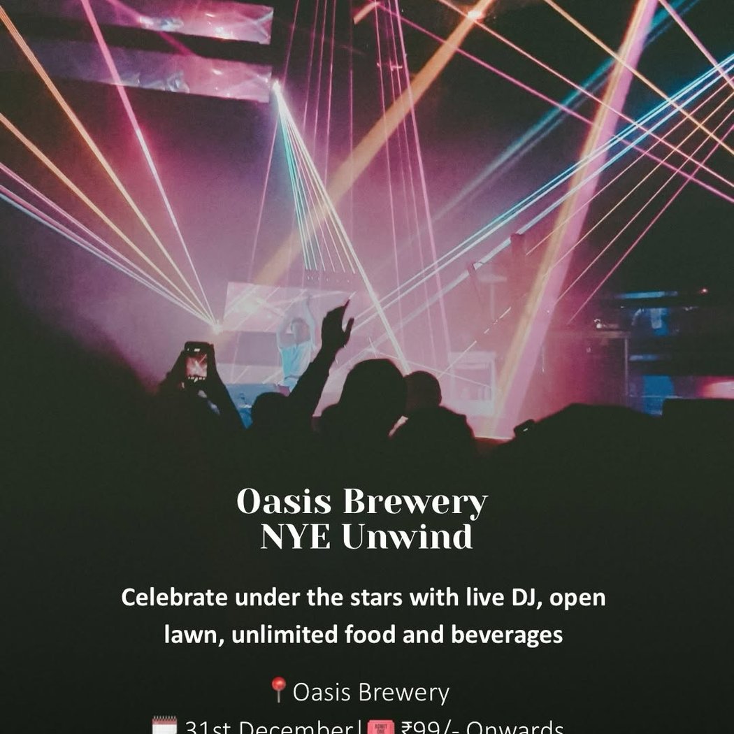 Oasis Brewery NYE Unwind 1