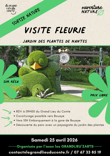 Sortie nature : Visite fleurie au Jardin des plantes 1