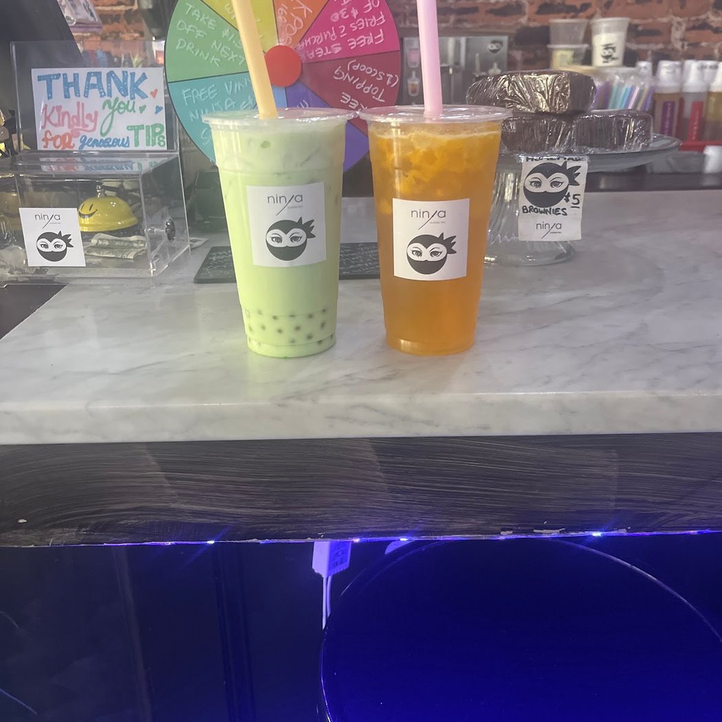 Ninja Bubble Tea-Ramen- Pho-Korean BBQ Restaurant-Mozzarella Corn dogs--#1 Pumpkin Spice Chai Bubble Tea +46 Flavors. 3