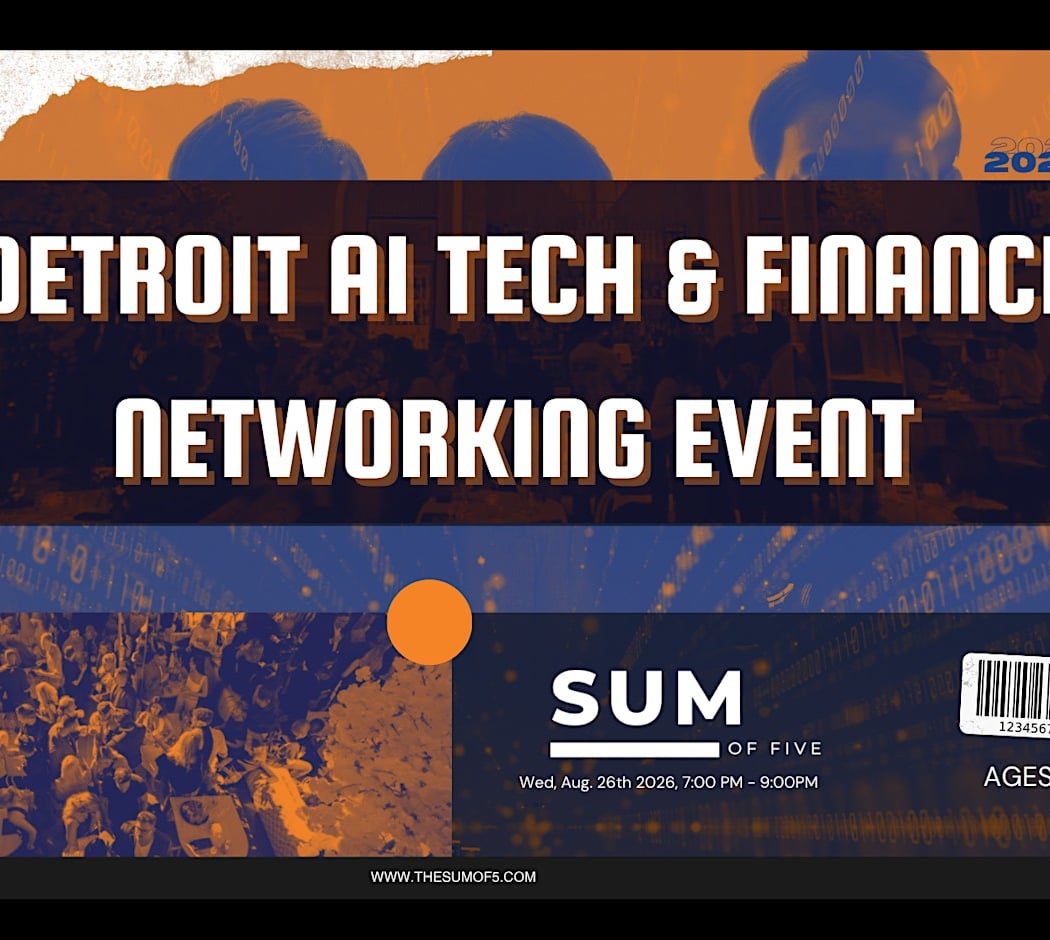 Detroit AI Tech & Finance Networking Event 1