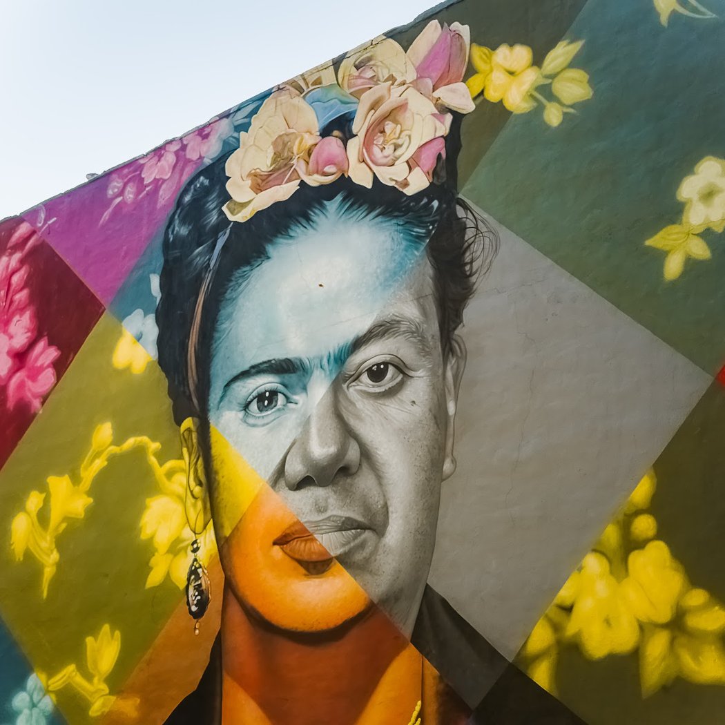 Kobra's Frida Kahlo Mural 1