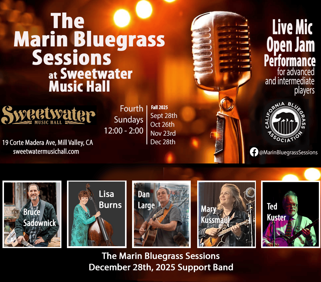 Marin Bluegrass Sessions August 2