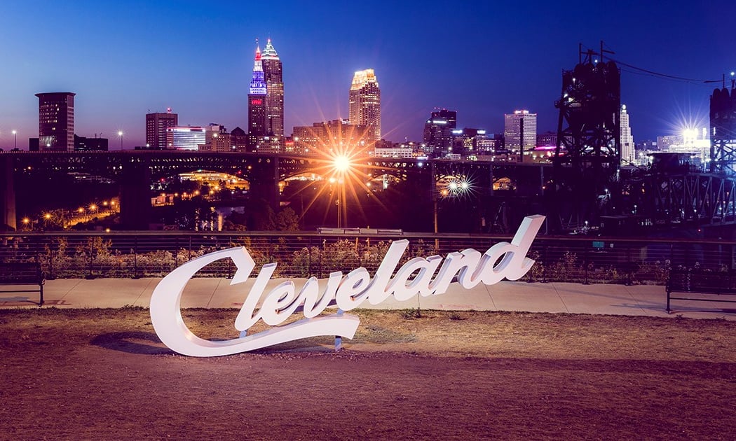 Cleveland Script Sign - Tremont 1