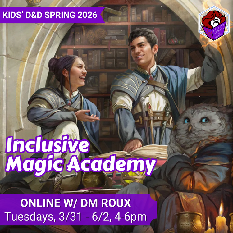 KIDS D&D ONLINE INCLUSIVE MAGIC ACADEMY SPRING 2026 1