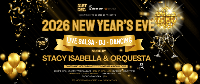 New Year's Eve 2026 featuring Stacy Isabella & Orquesta 1