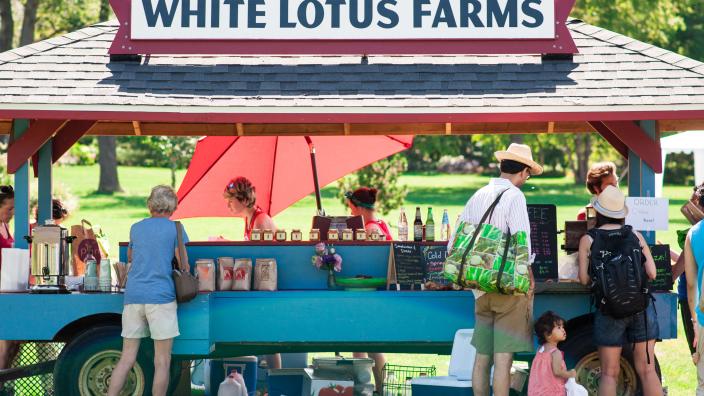 White Lotus Farms Farmers Market 3