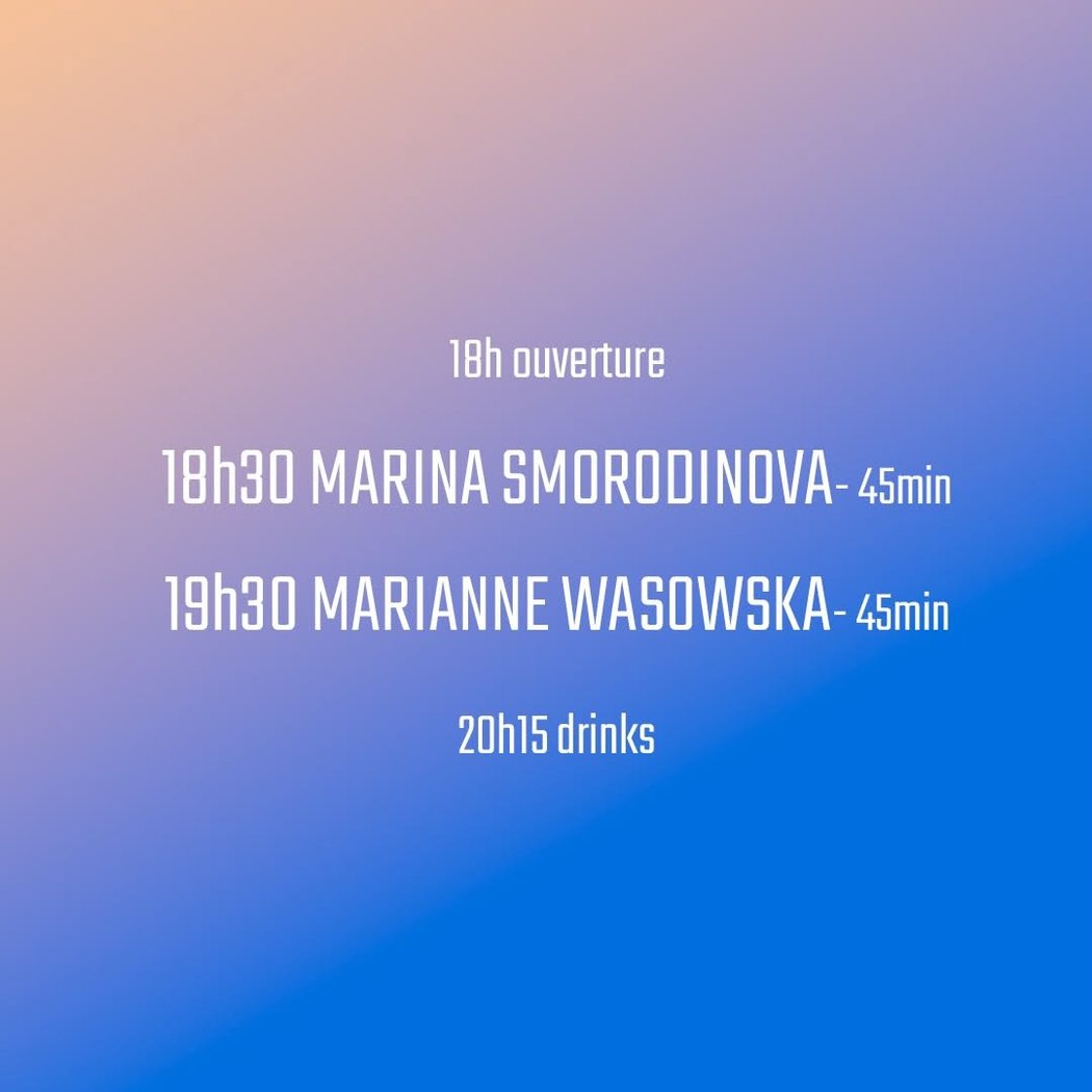 Des Rencontres Photographiques avec Marina Smorodinova et Marianne Wasowska 1