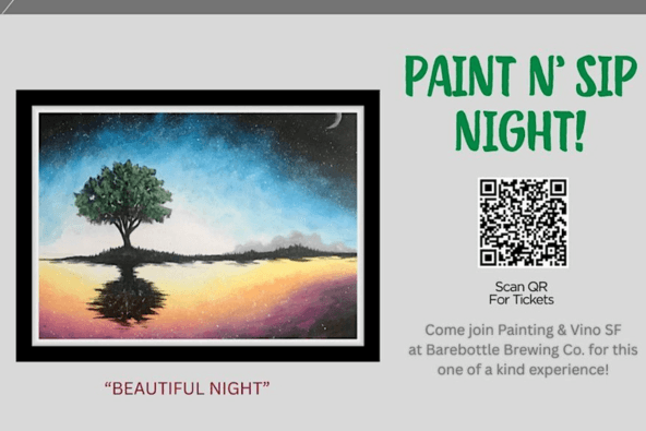 Beautiful Night Paint and Sip 1