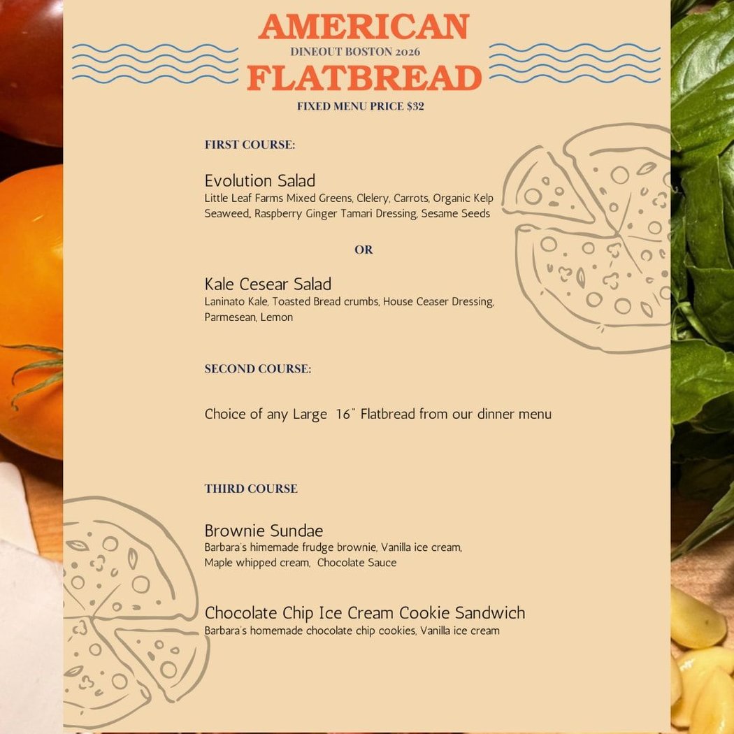 Dine Out Boston at American Flatbread Brighton 1