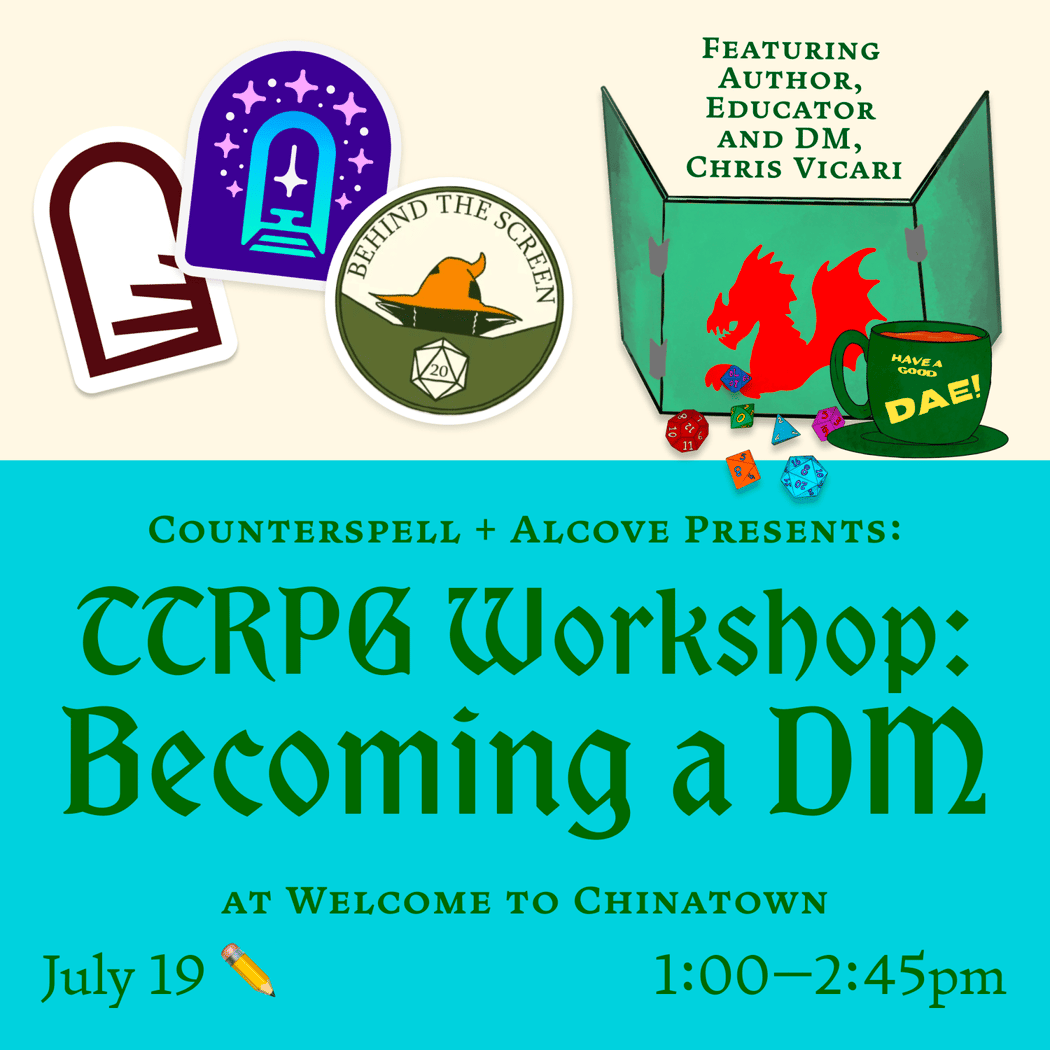 TTRPG Workshop: Becoming a DM