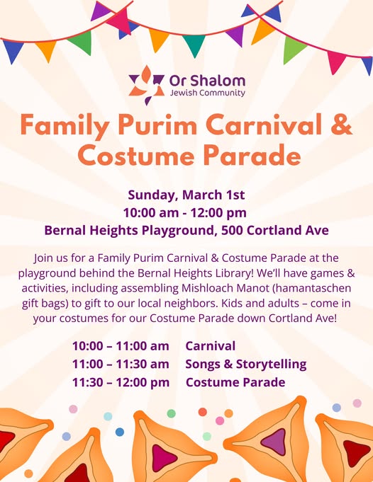 Or Shalom Family Purim Carnival 1
