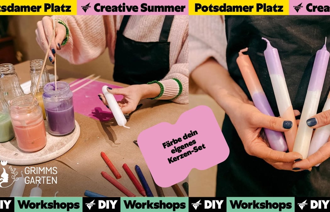 Create dip-dye candles 1
