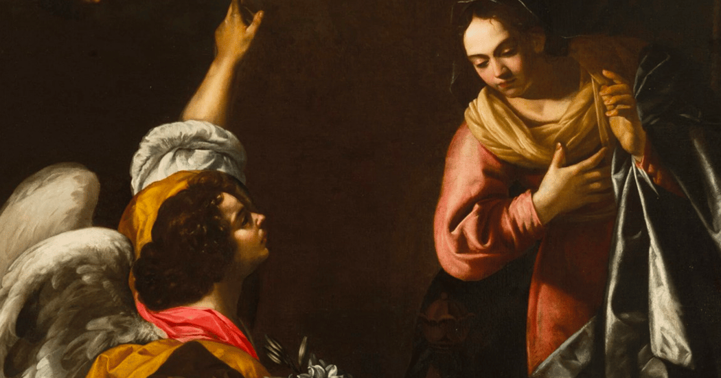 Artemisia Gentileschi. Annunciazione 1