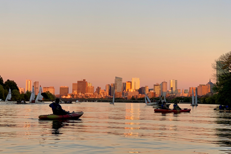 Summer Nights Paddling on the Charles 2