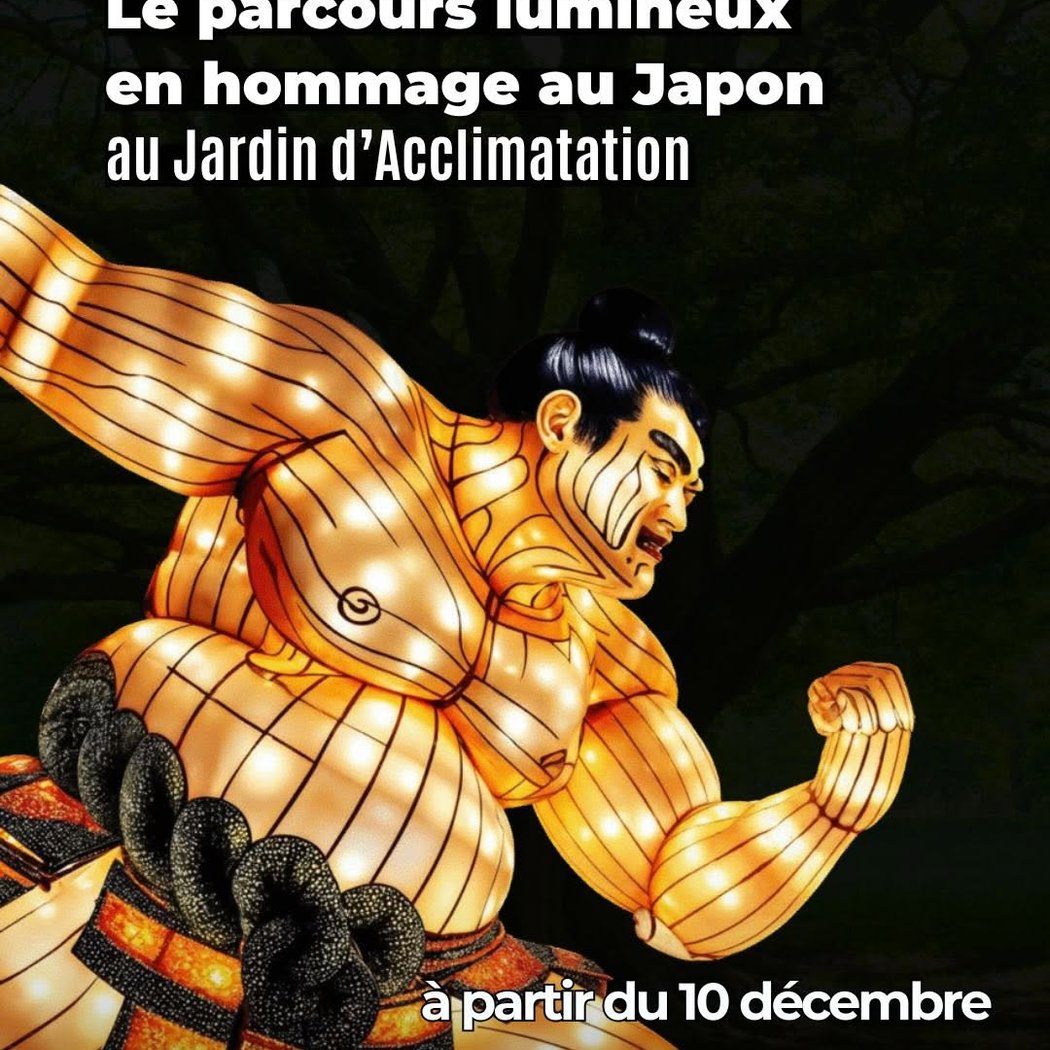 Le parcours lumineux en hommage au Japon 1